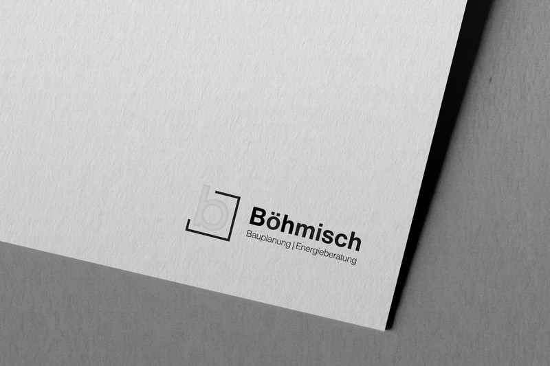 Corporate-Design-Mockup Böhmisch Bauplanung.